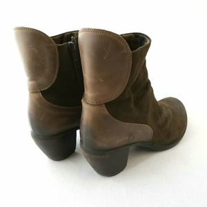 Fly London Boots - Olive Green,  Women's 11